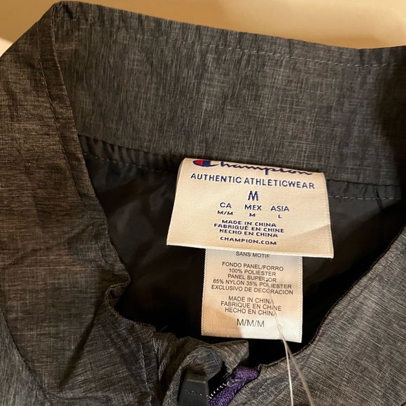 Champion Men's Vest Jacket Northwesten  Sleeveless Golf Black NWT - Picture 4 of 4